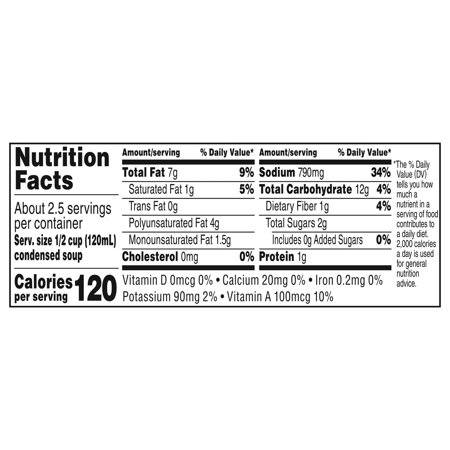 Campbell's Cream of Onion Condensed Soup 10.5 oz