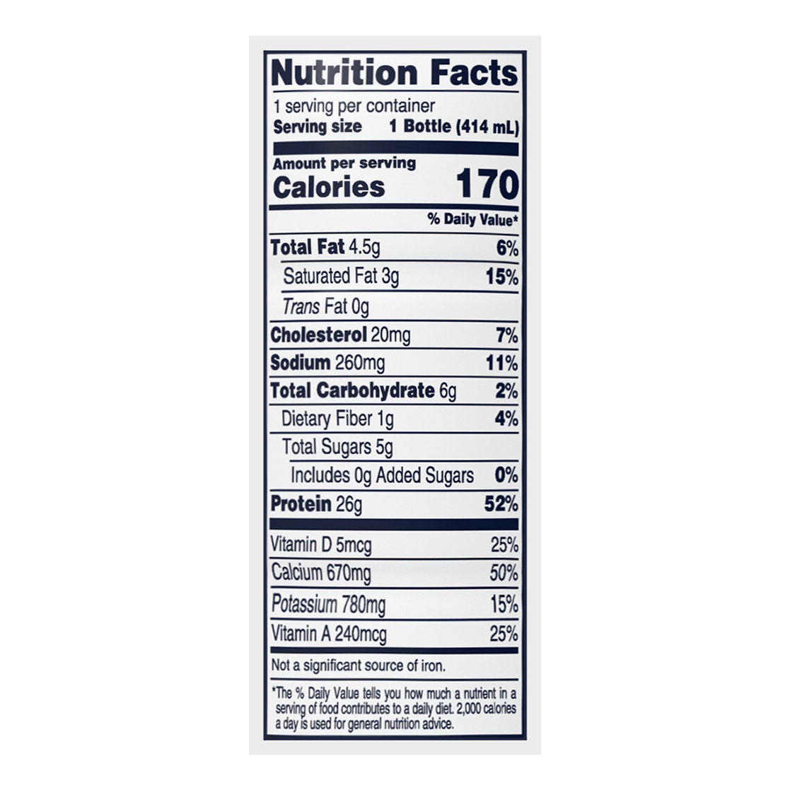 Core Power Protein Vanilla 26g Bottle, 14 fl oz