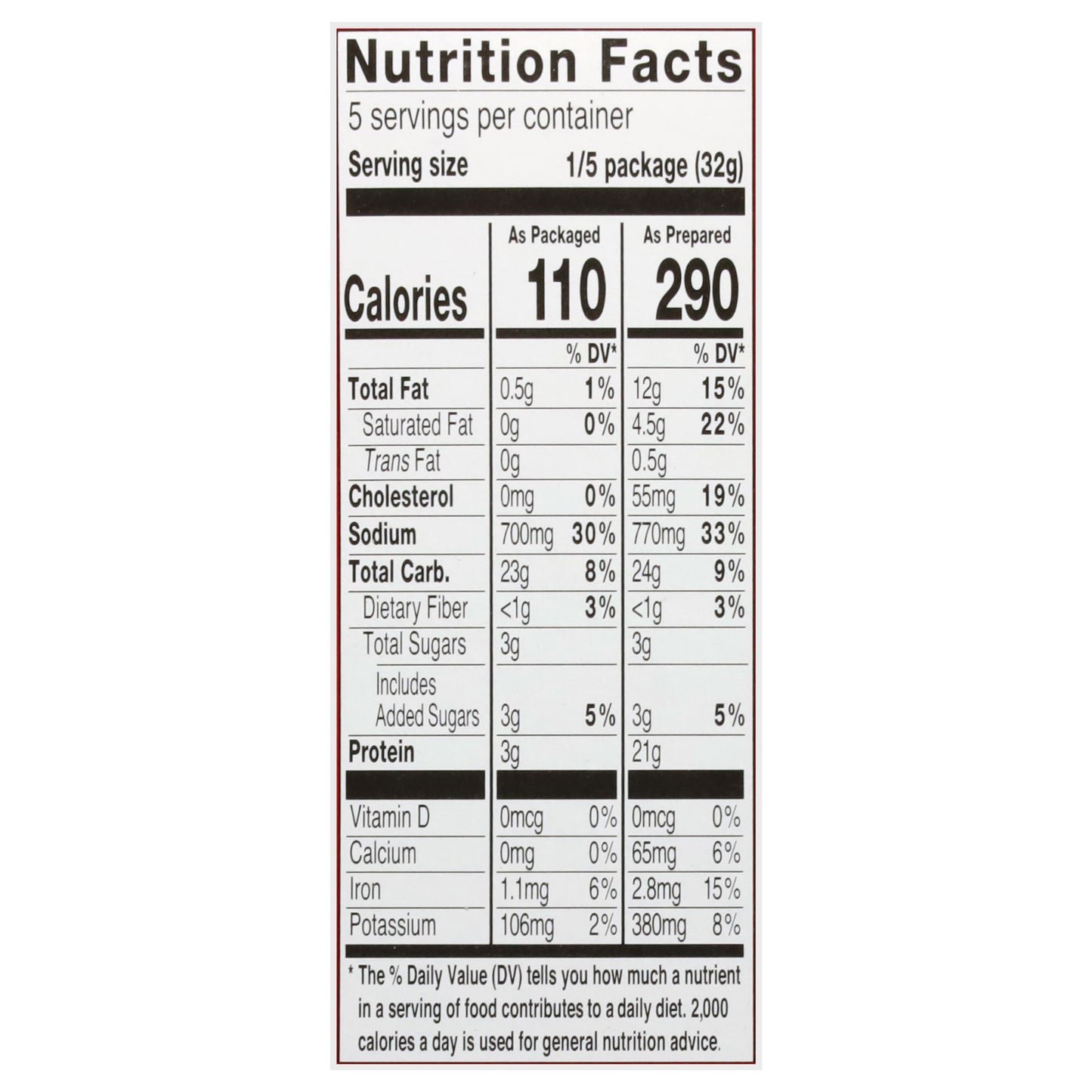 Loretta Lasagna Dinner Mix 5.6 oz