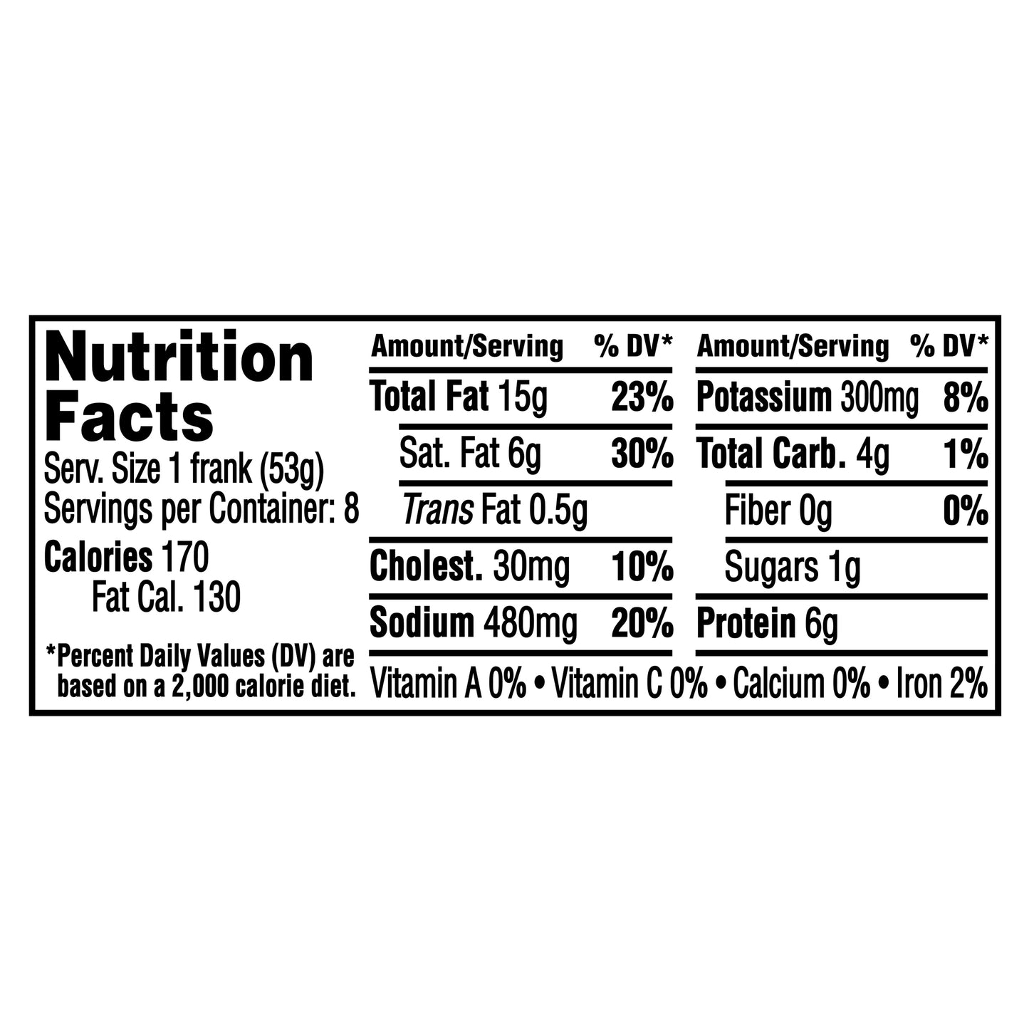 Ball Park Bun Length Hot Dogs, Beef, 8 Count