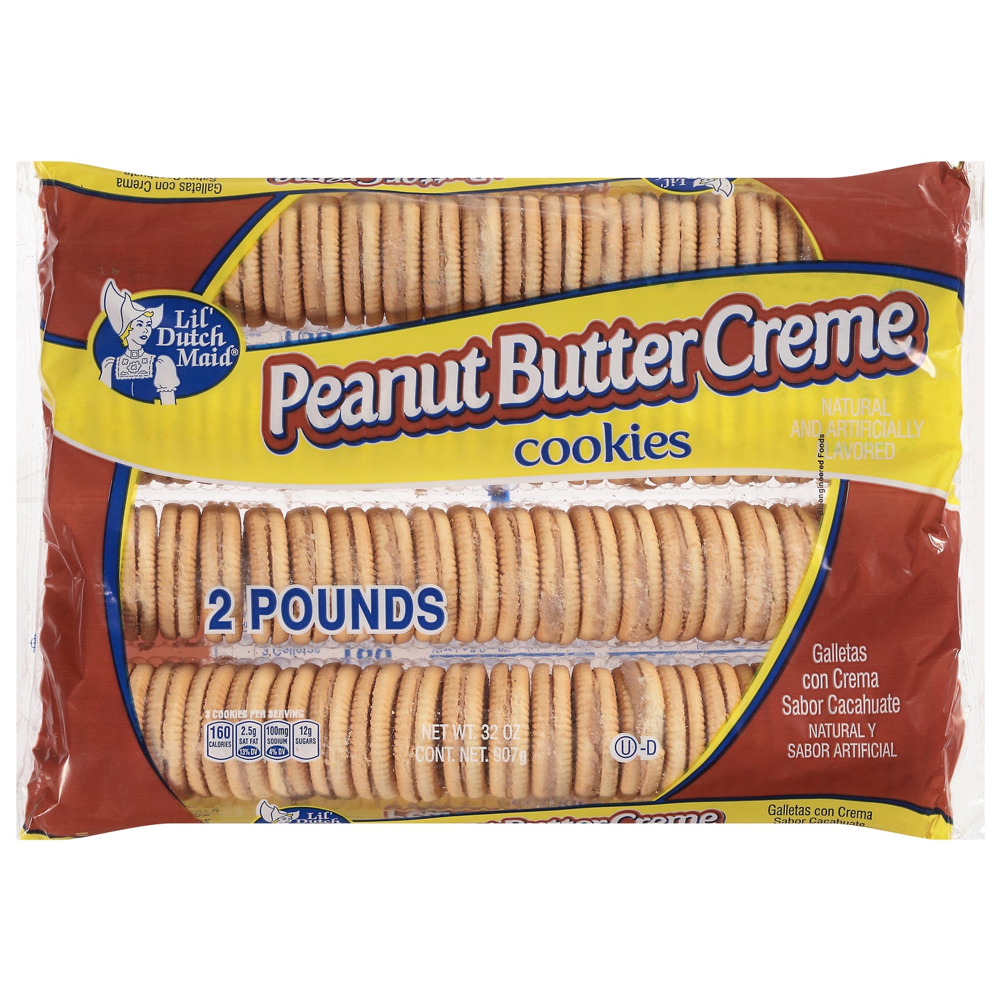 Lil Dutch Maid Peanut Butter Creme Cookies 32 oz