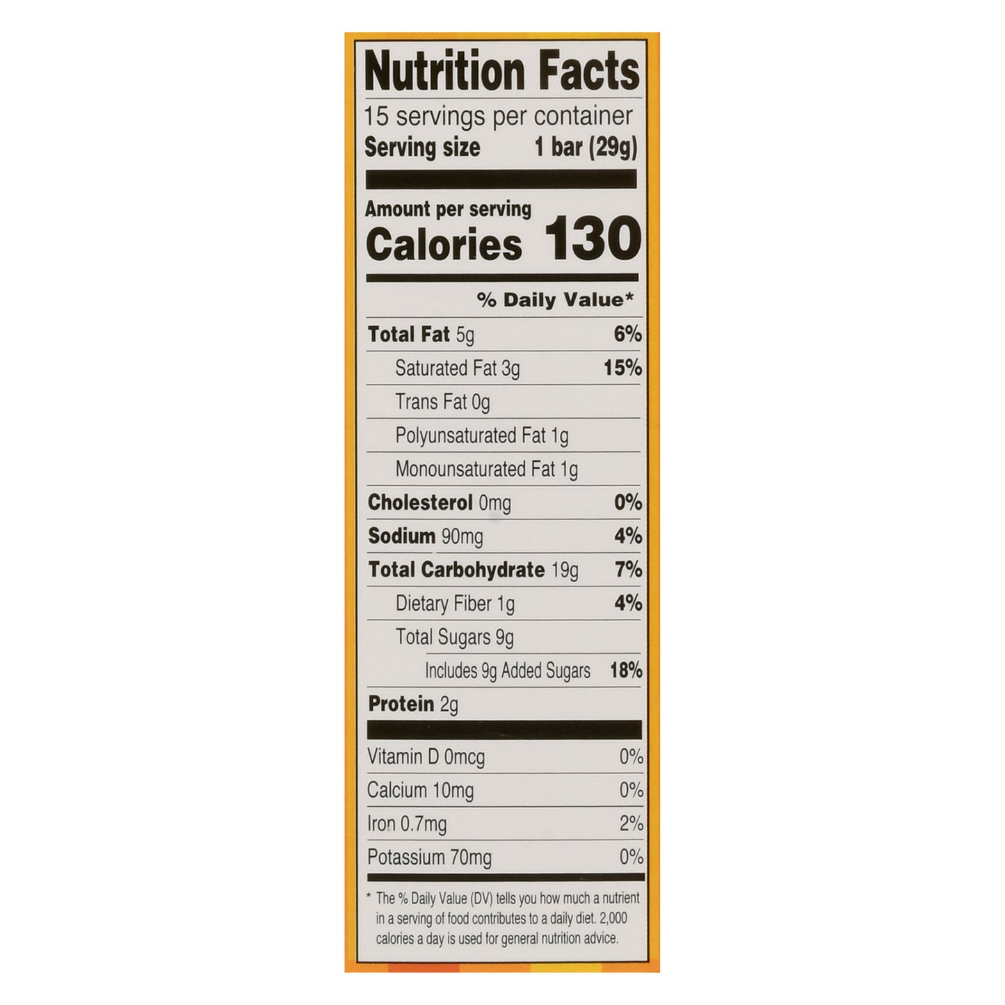 Sunbelt Bakery Chewy Peanut Butter Chocolate Chip Granola Bars Value Pack 15 ea