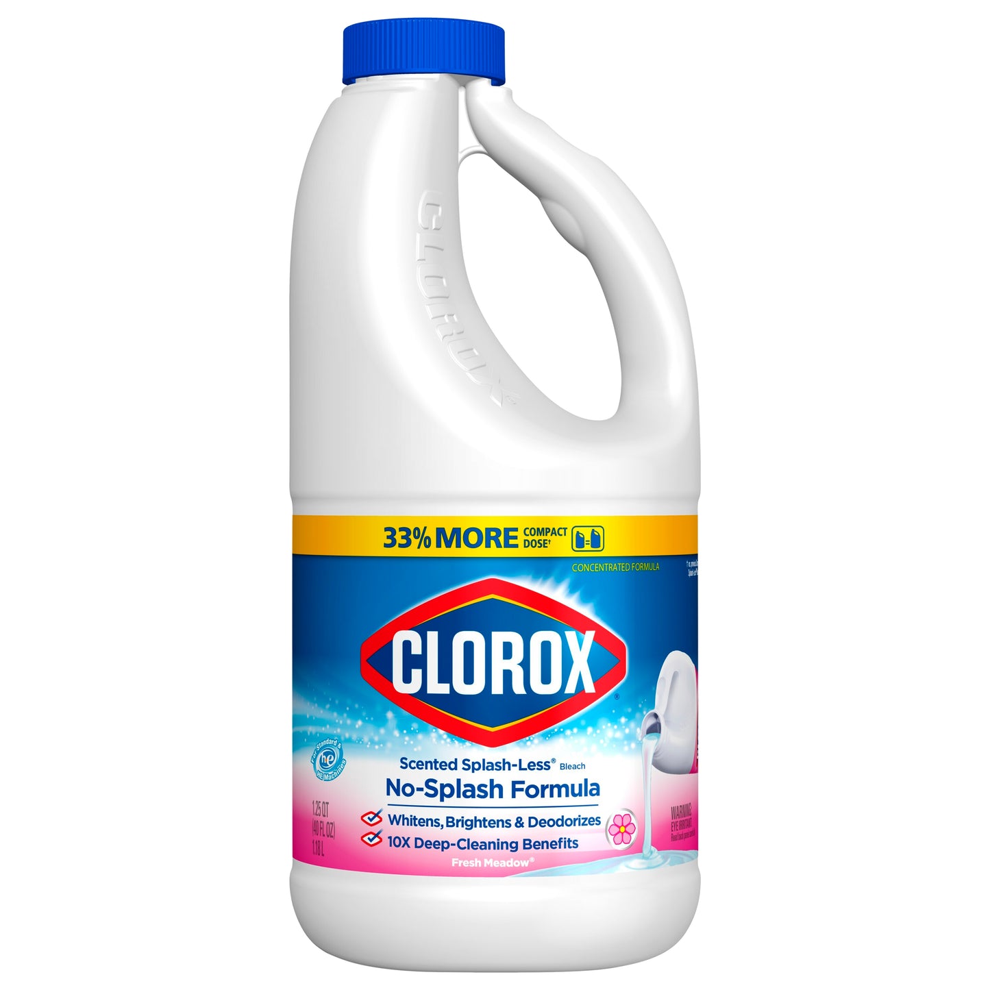 Clorox Scented Splash-Less Fresh Meadow Bleach 40 fl oz