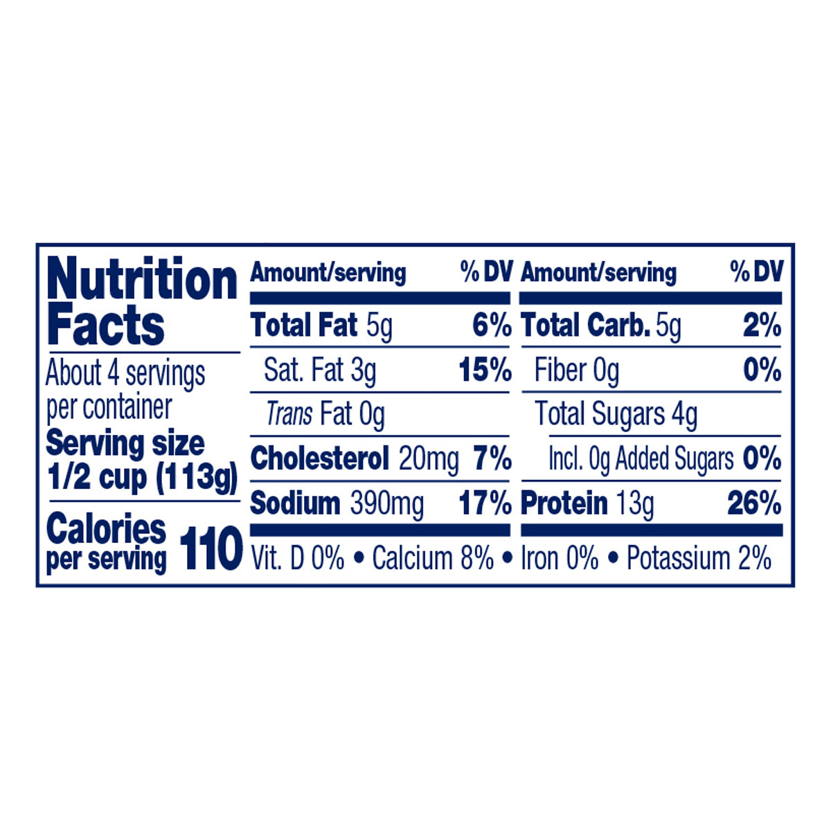 Daisy Pure and Natural 4% Cottage Cheese 16 oz