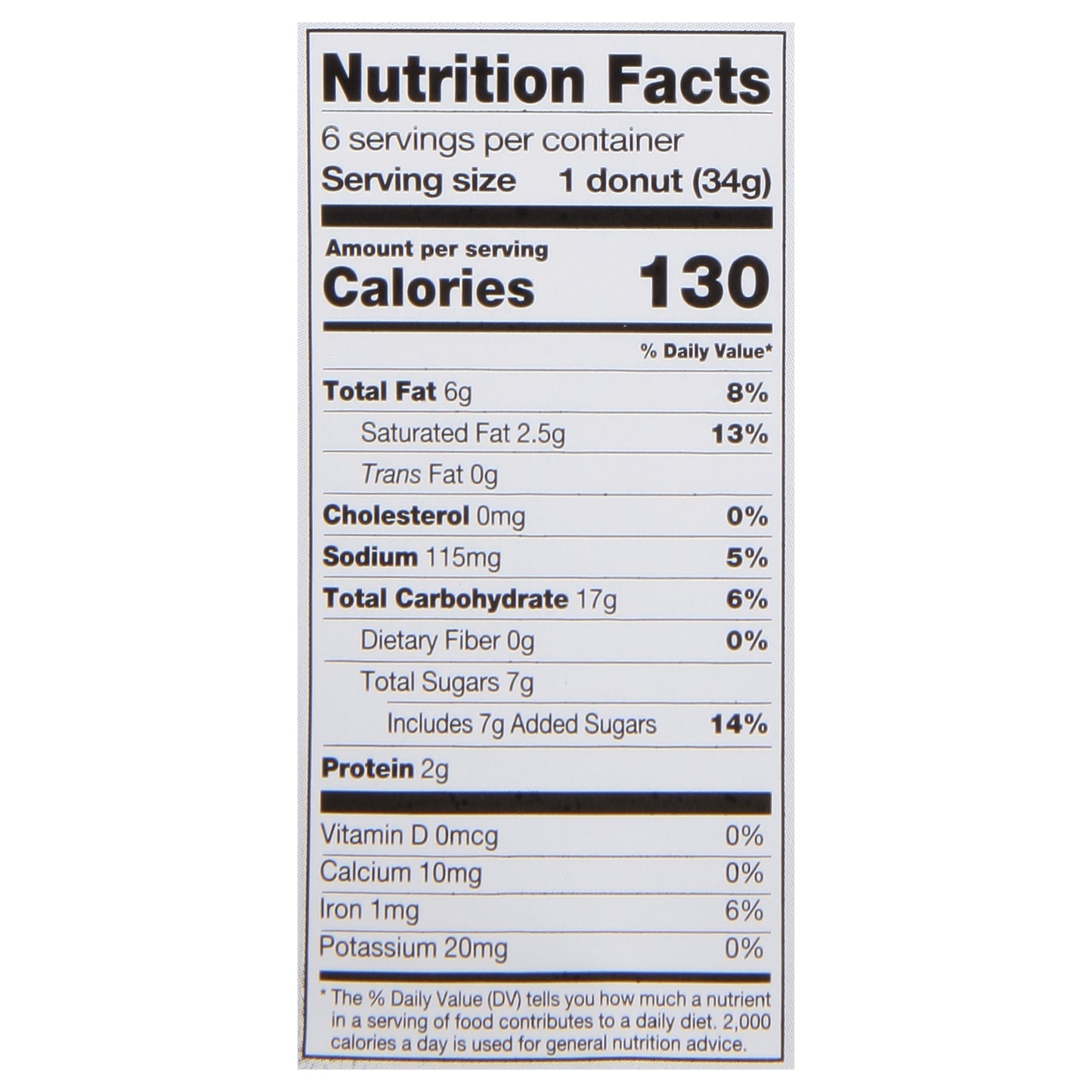 Sabrina's Celebration Donuts 6 ea