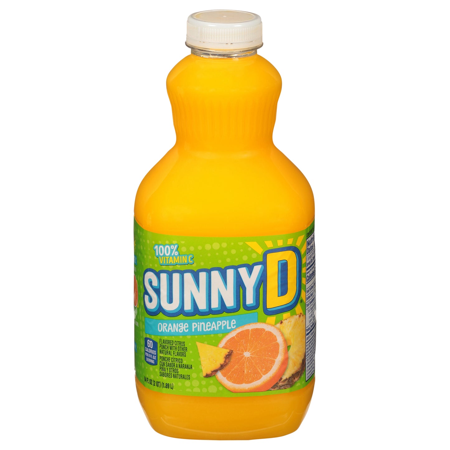 Sunnyd Orange Pineapple Juice Drink, 64 Fl Oz Bottle