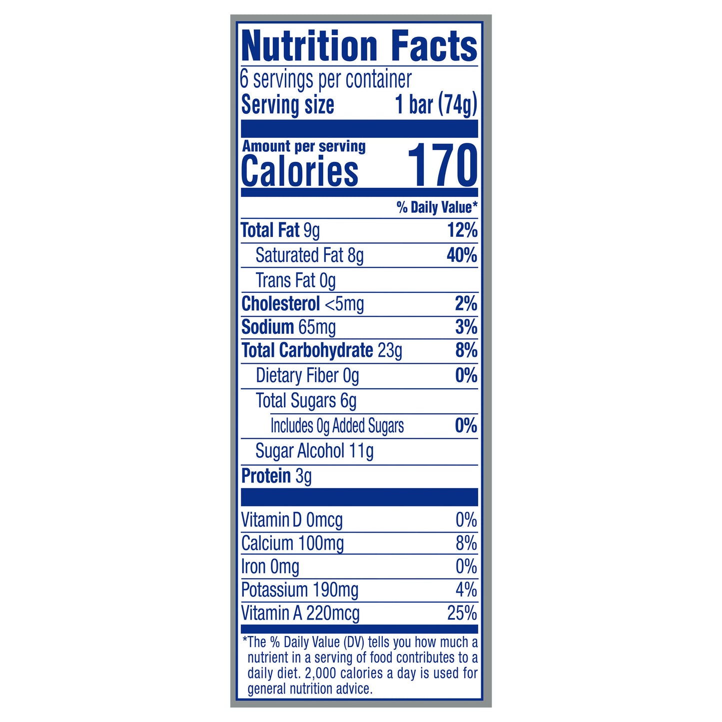 Klondike Original No Sugar Added Dessert Bar Frozen Dairy Dessert Bars,
