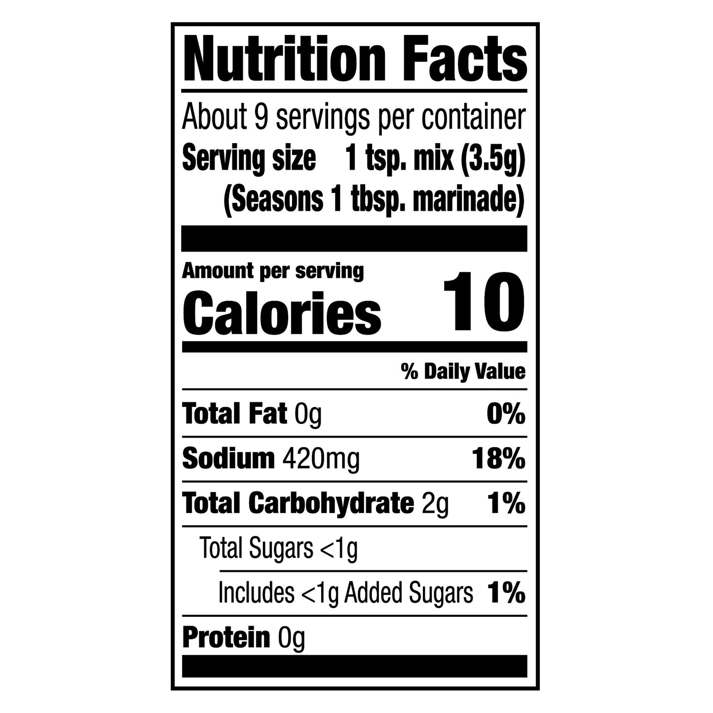 McCormick Grill Mates Mesquite Marinade Mix, 1.06 oz