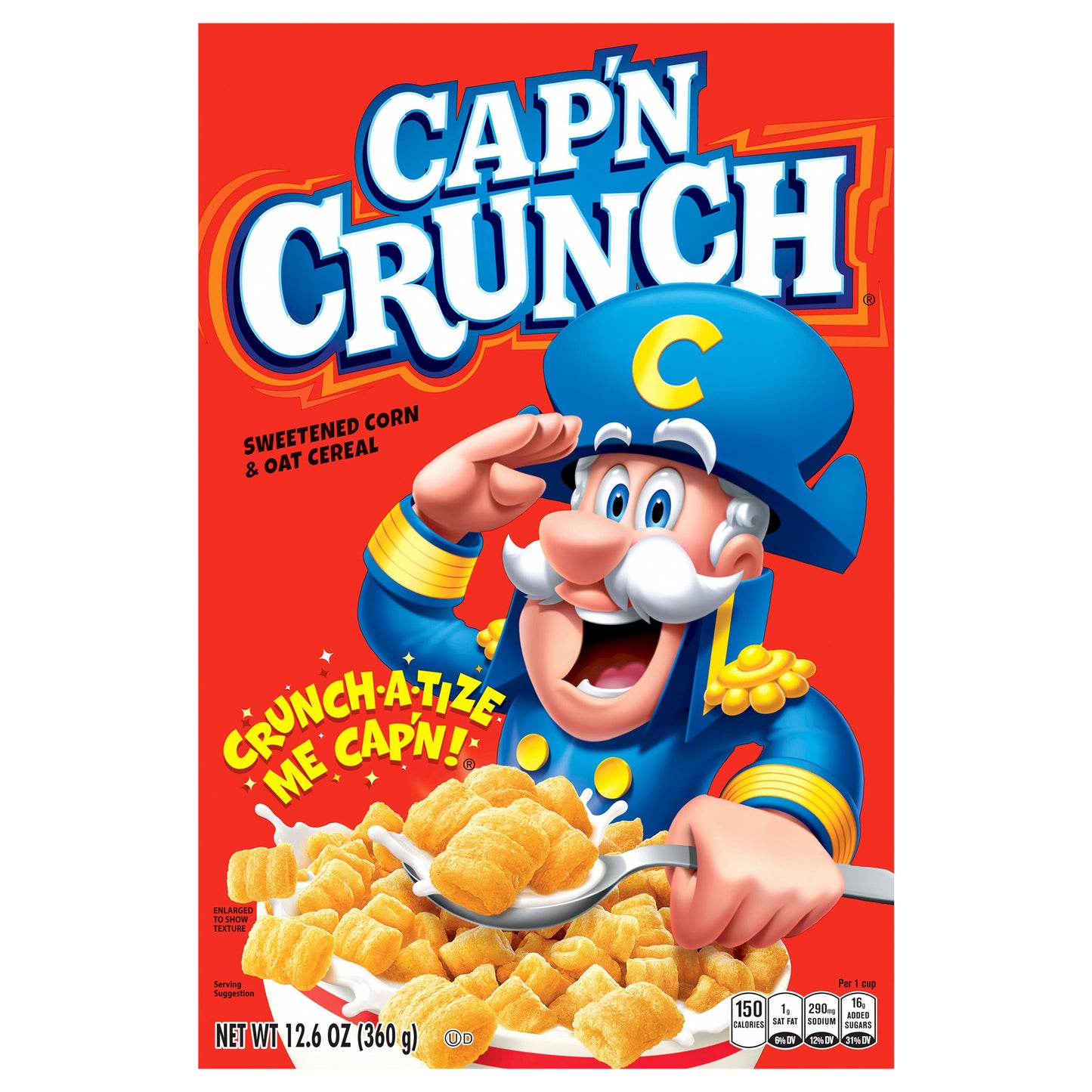 Cap'n Crunch® Sweetened Corn & Oat Cold Breakfast Cereal