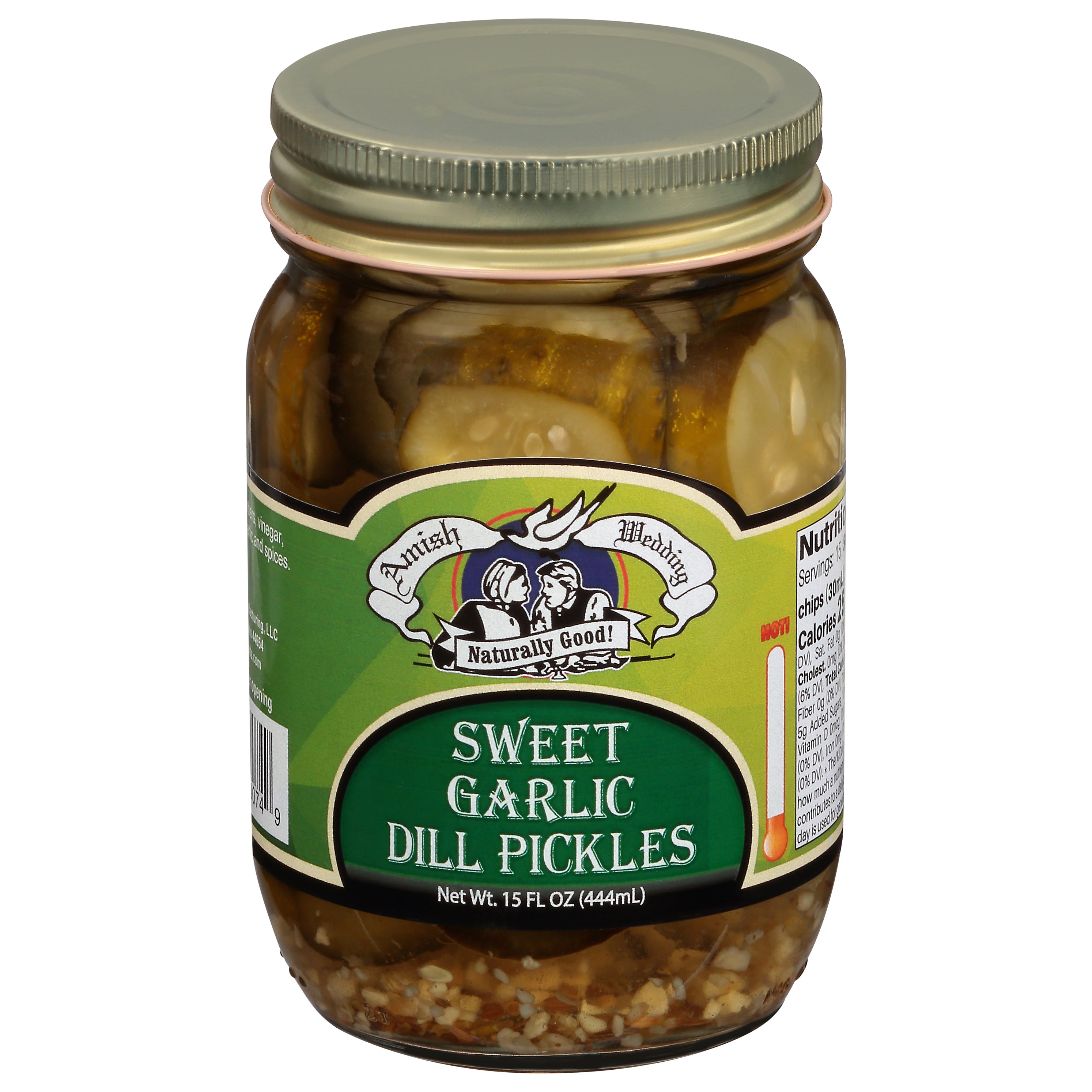 Amish Wedding Sweet Garlic Dill Pickles 15 fl oz – Spires IGA Amish Wedding Sweet Garlic Dill Pickles 15 fl oz – Spires IGA