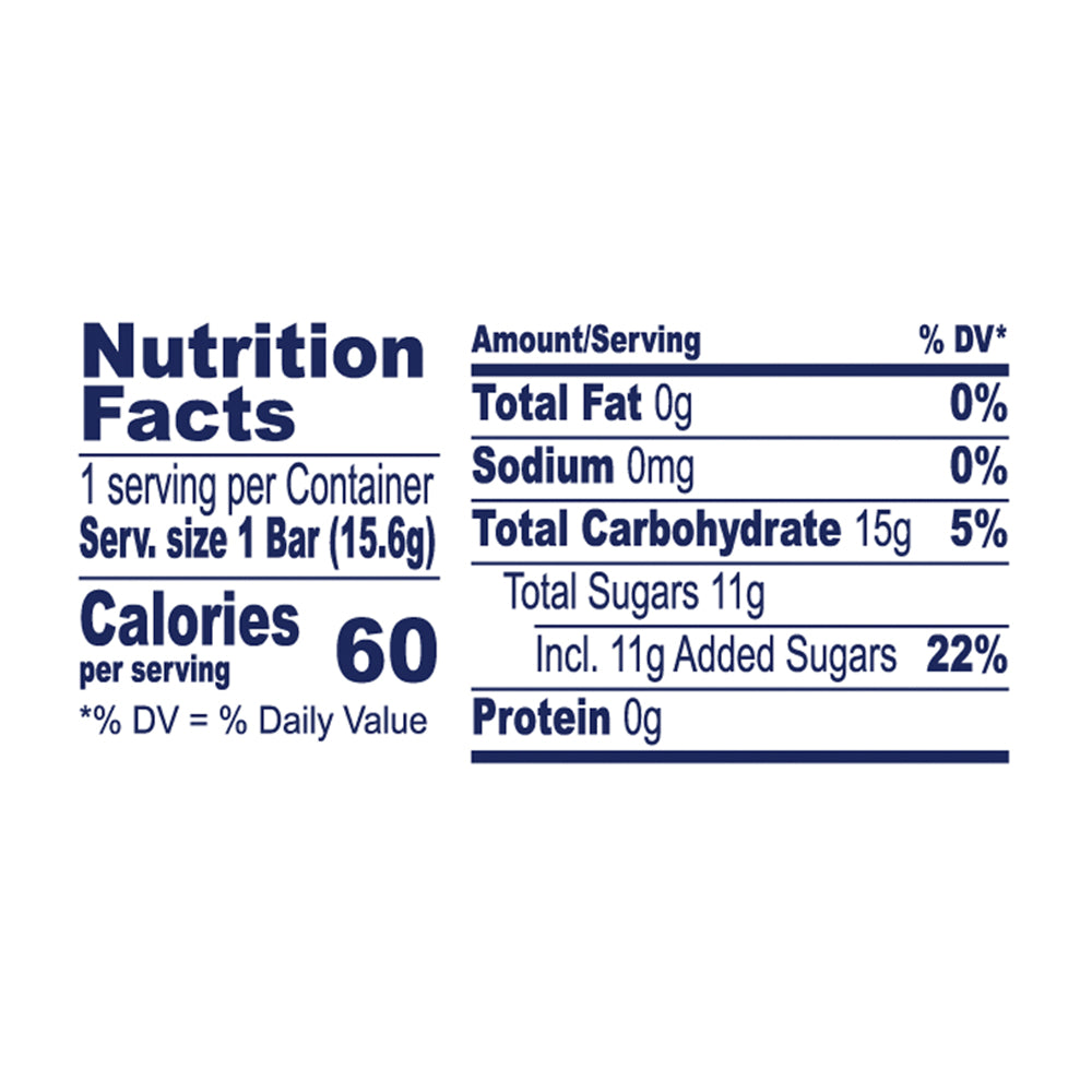 Airheads White Mystery Flavor Individually Wrapped Full Size Candy Bar, .55 ounce
