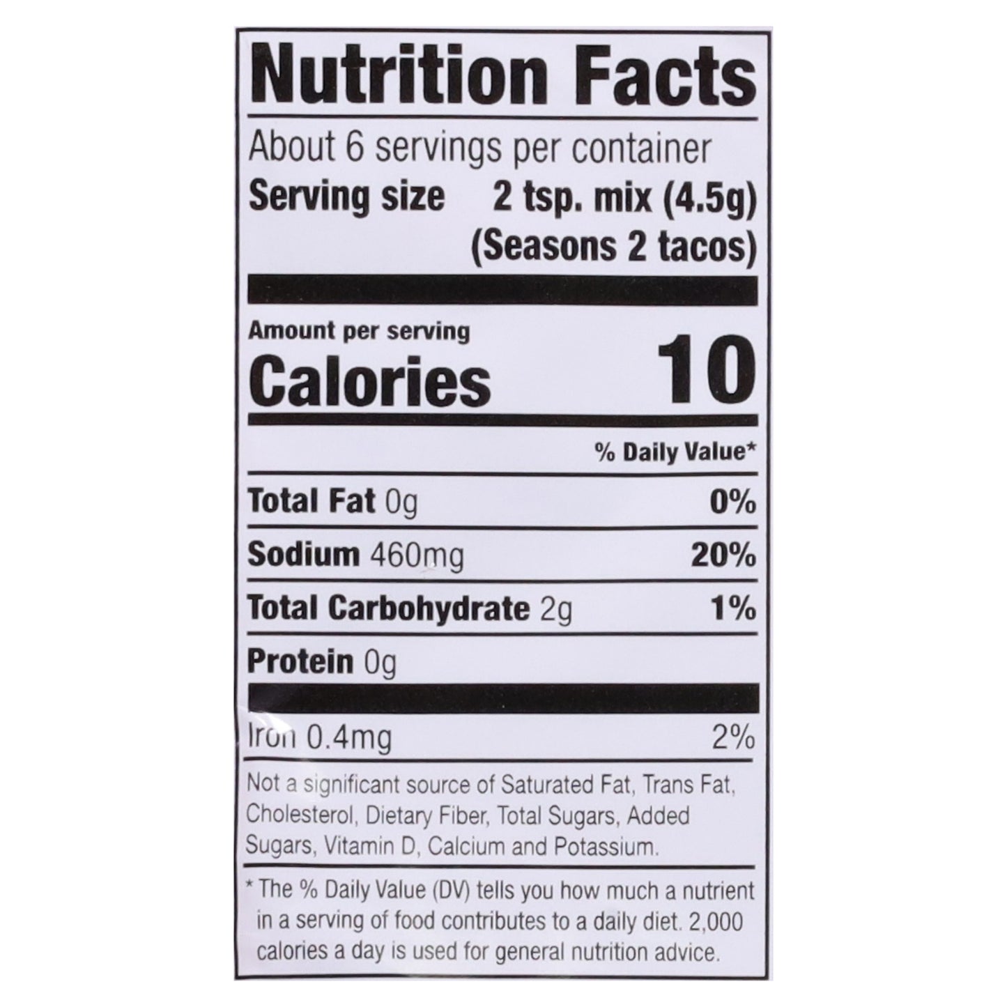 McCormick Mild Taco Seasoning Mix 1 oz