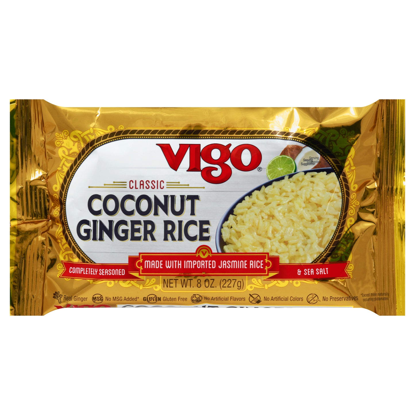 Vigo Rice 8 oz - CLASSIC COCONUT GINGER RICE