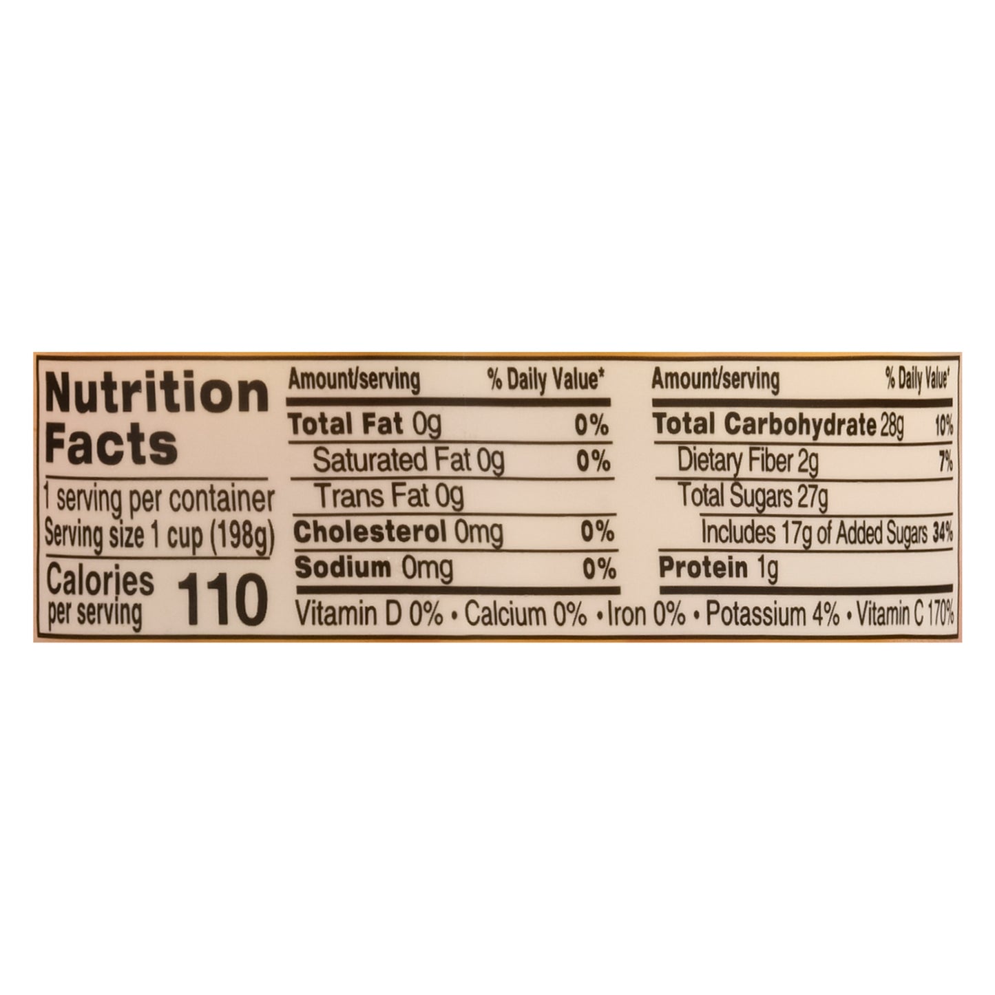 True Fruit Perfect Peach Fruit Snack 7 oz