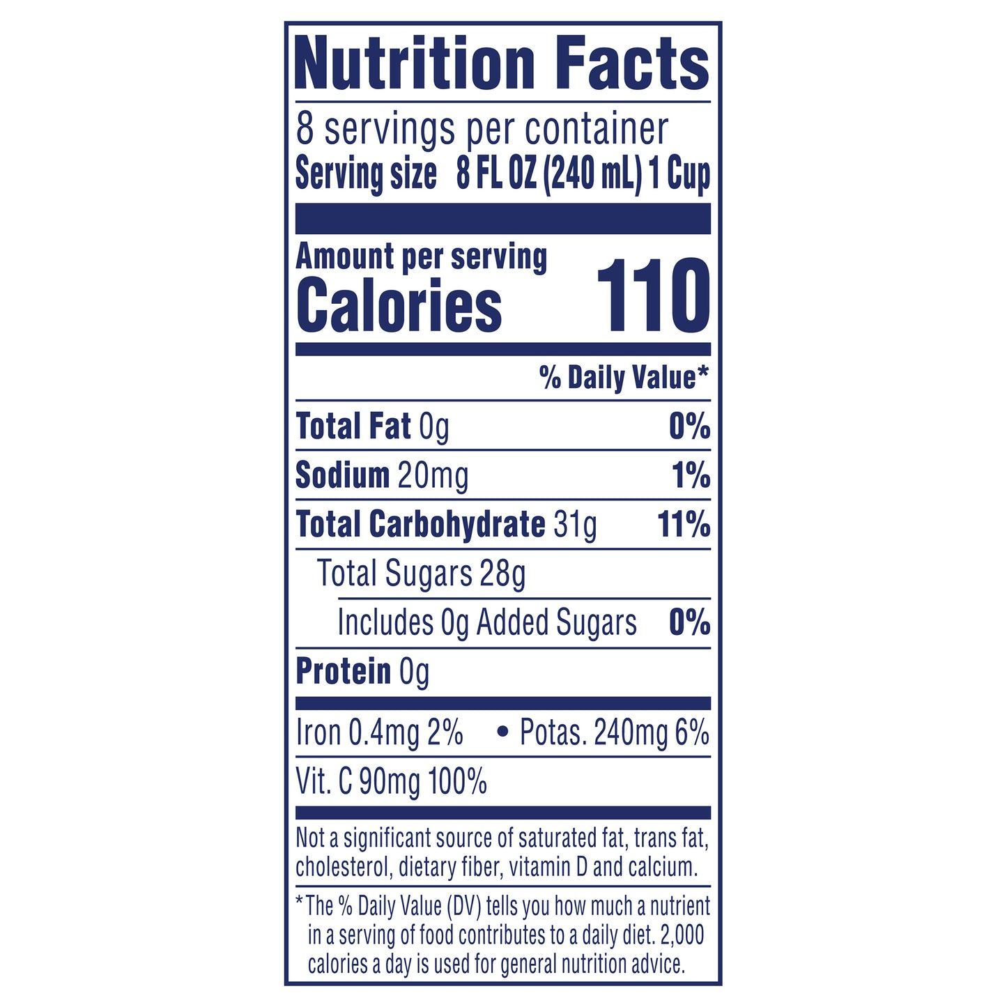 Ocean Spray 64oz 100% Cranberry