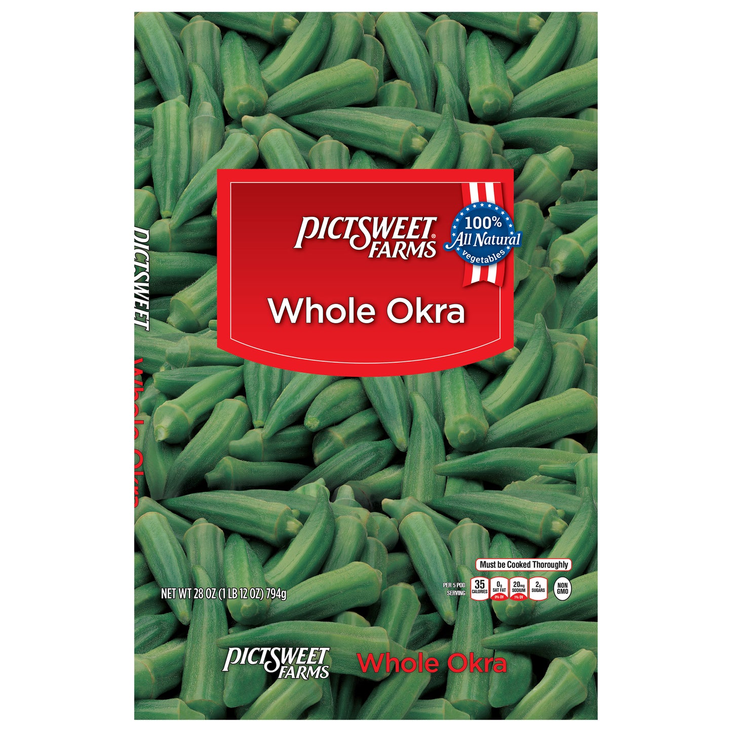 Pictsweet Farms Whole Okra - 28 oz
