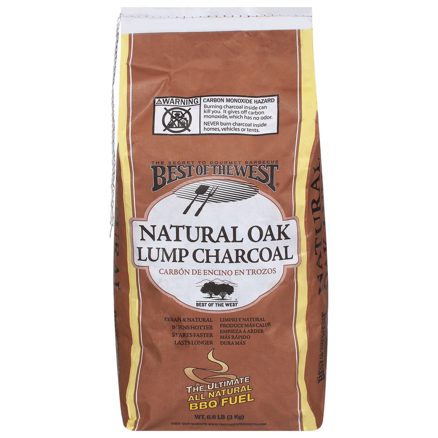 Best Of The West Natural Oak Lump Charcoal 6.6 lb