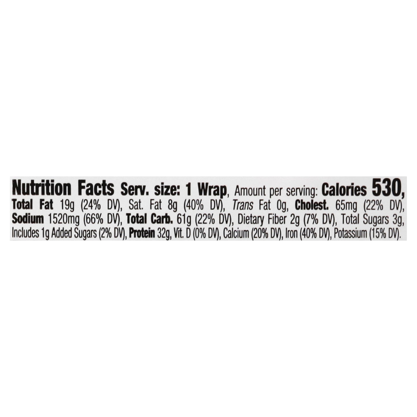 Market Sandwich Buffalo Style Chicken Wrap 8.6 oz