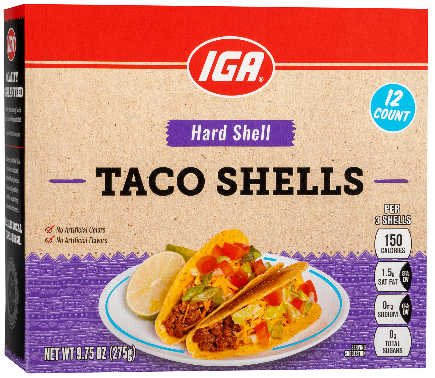 TACO SHELLS 12 CT 4.5 OZ BOX