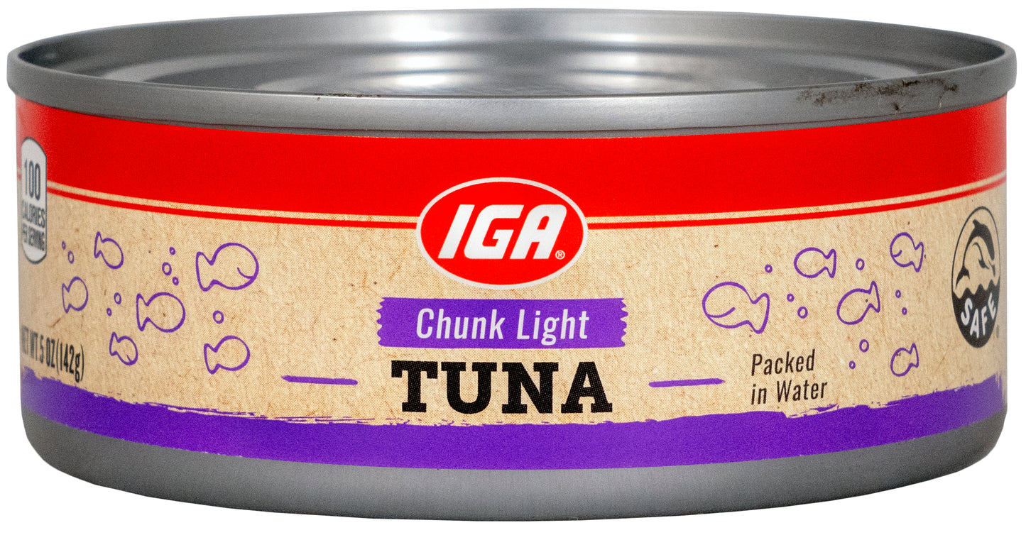 TUNA CHUNK LIGHT IN WATER 5 OZ