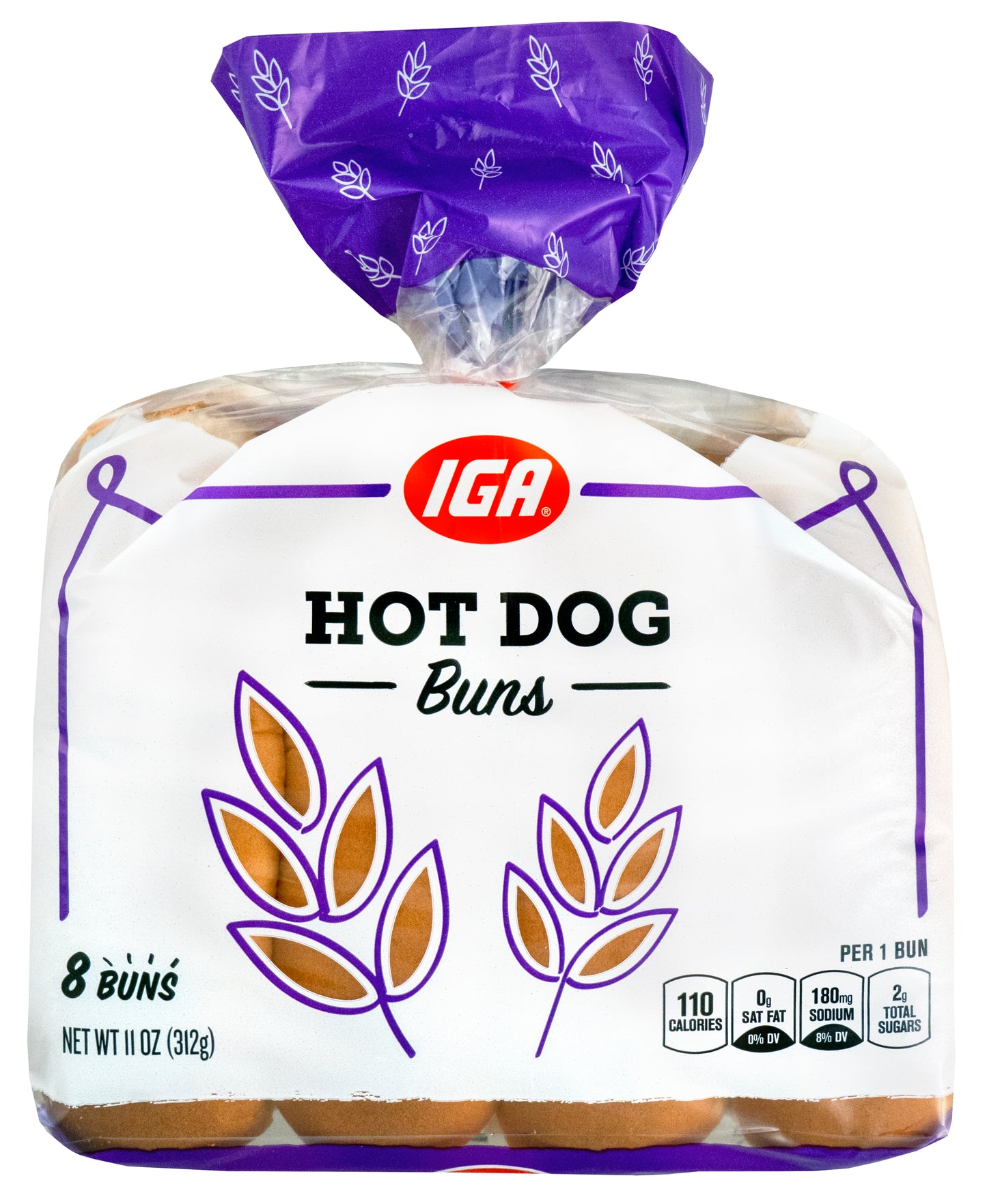 BUNS HOT DOG 8 CT 11 OZ