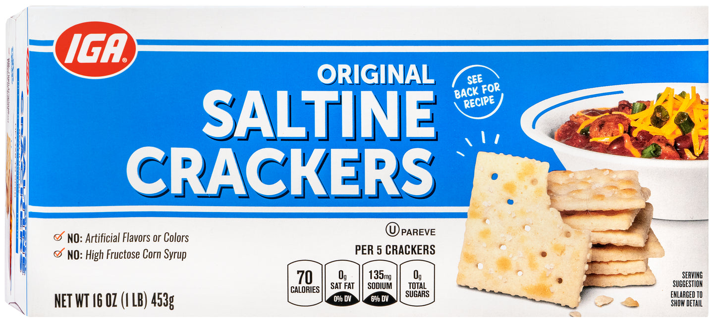 CRACKERS SALTINES ORIGINAL 16 OZ