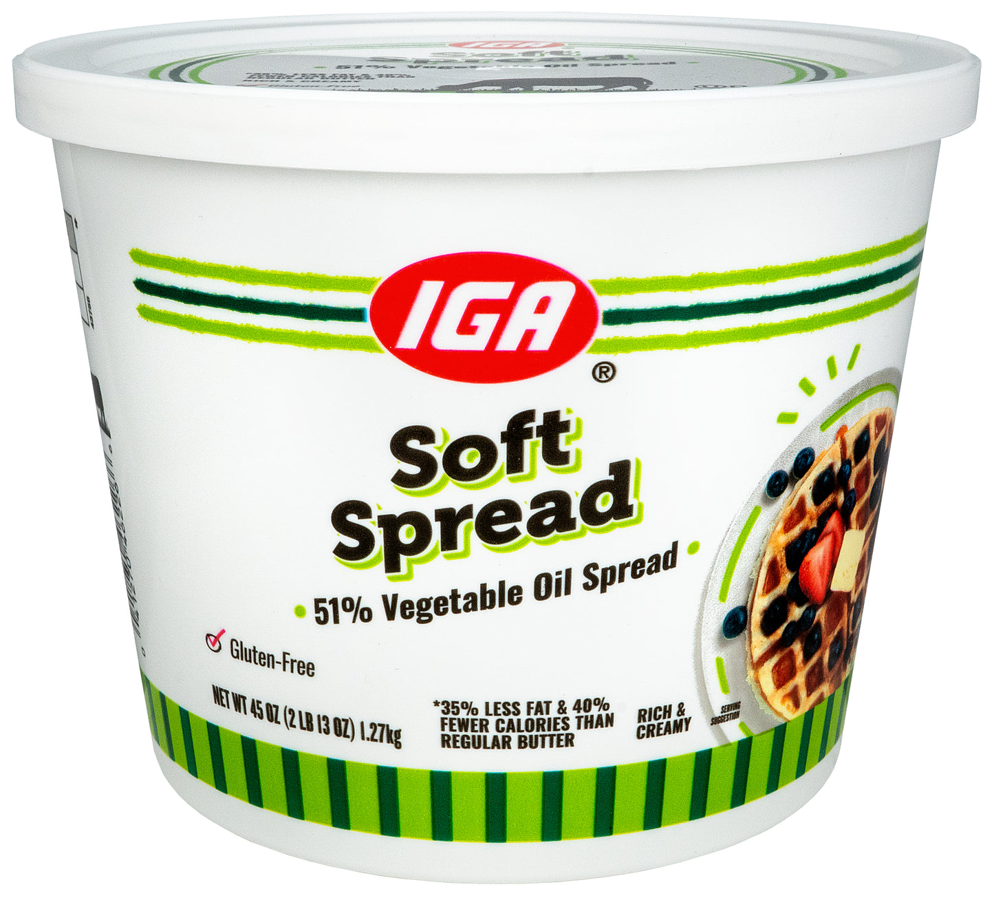 SOFT SPREAD 51 PERCENT VEG OIL 45 OZ