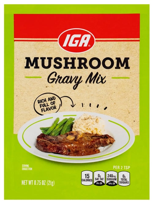 MUSHROOM GRAVY SEASONING MIX 0.75 OZ