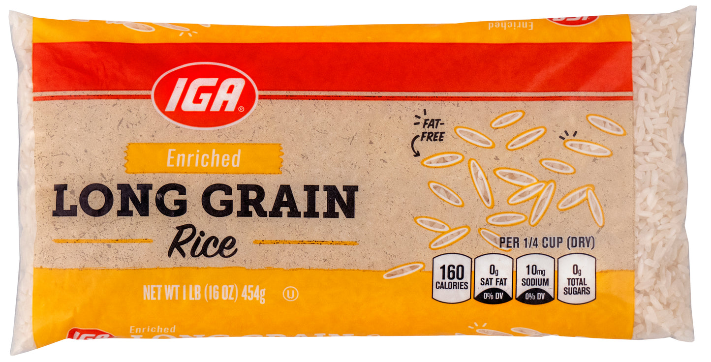 RICE LONG GRAIN 1 LB BAG
