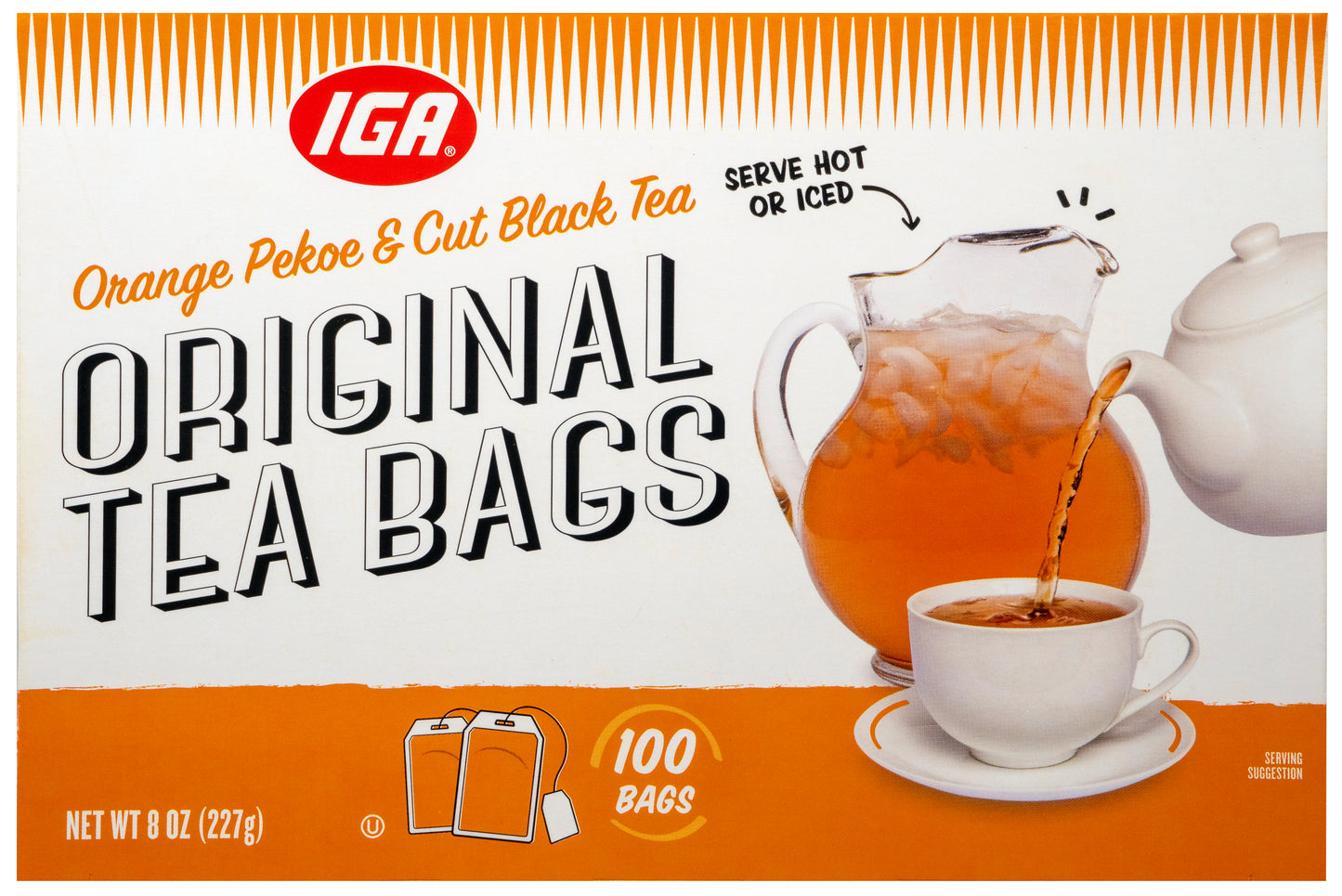 TEA BLACK TAGGED 100 CT