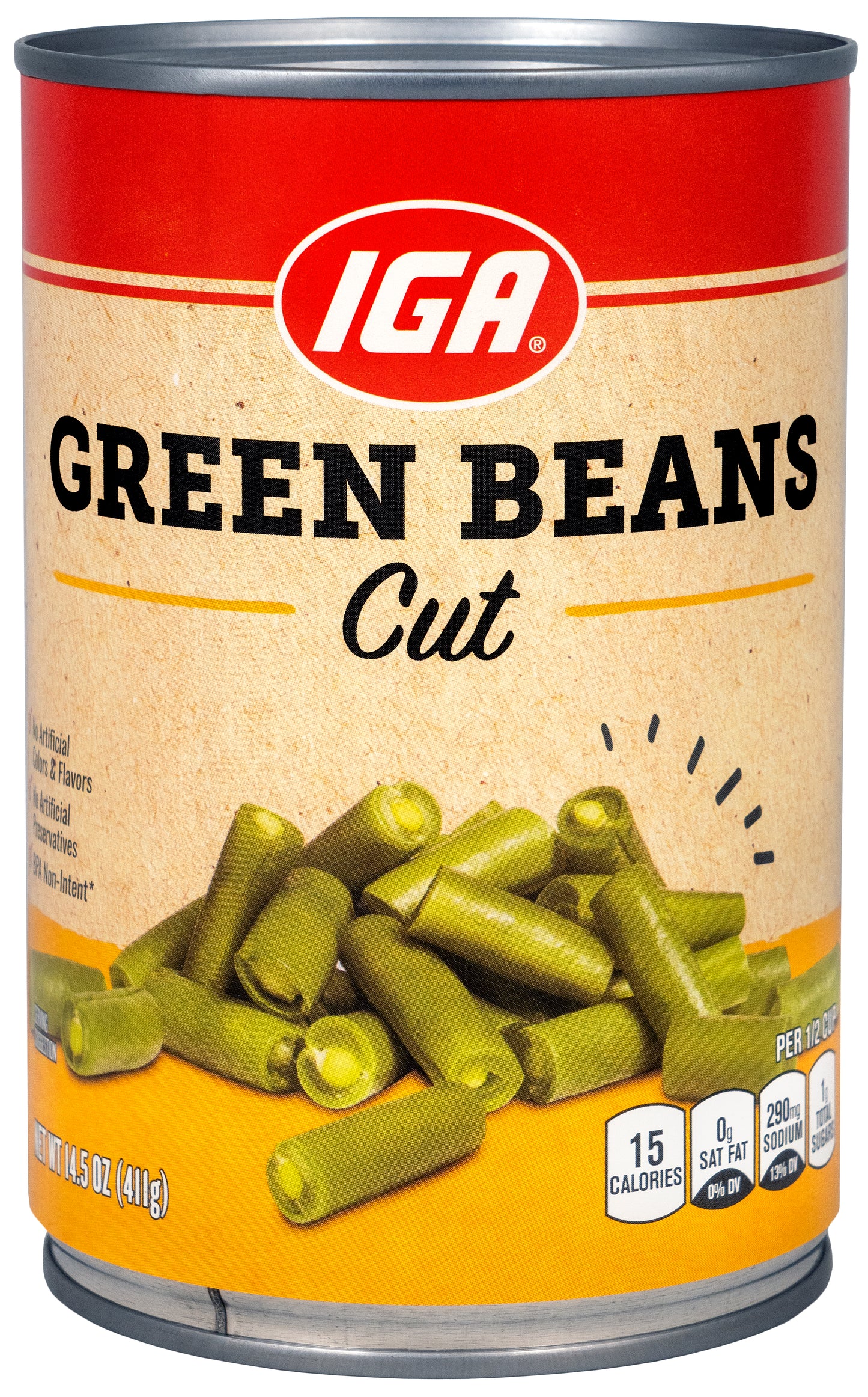 BEANS GREEN CUT 14.5 OZ