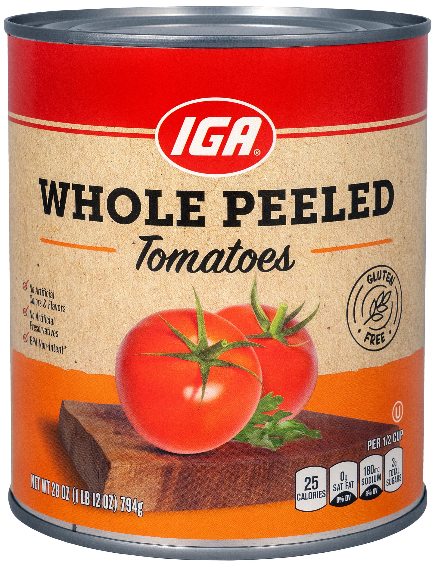 TOMATOES WHOLE PEELED 28 OZ