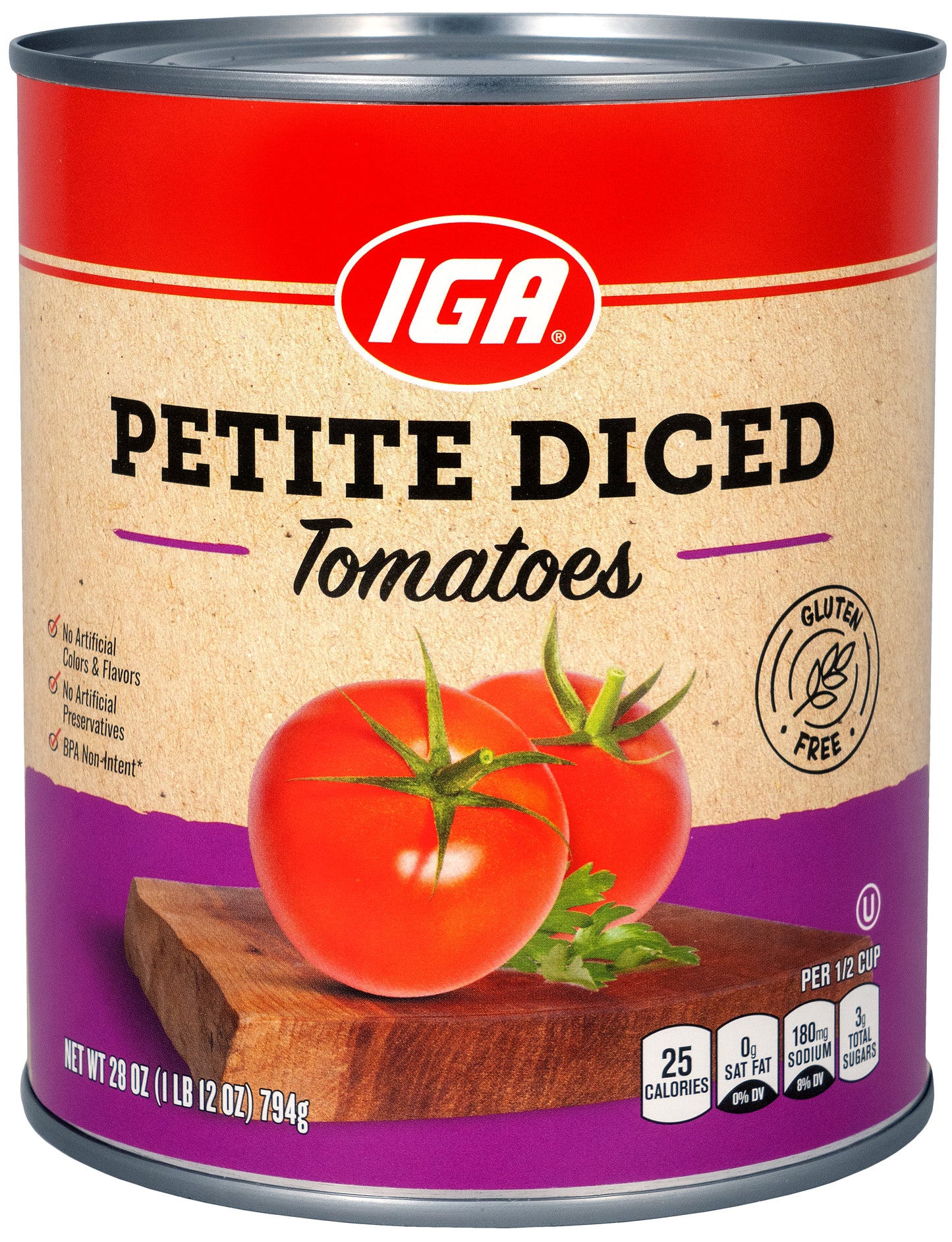 TOMATOES DICED PETITE 28 OZ