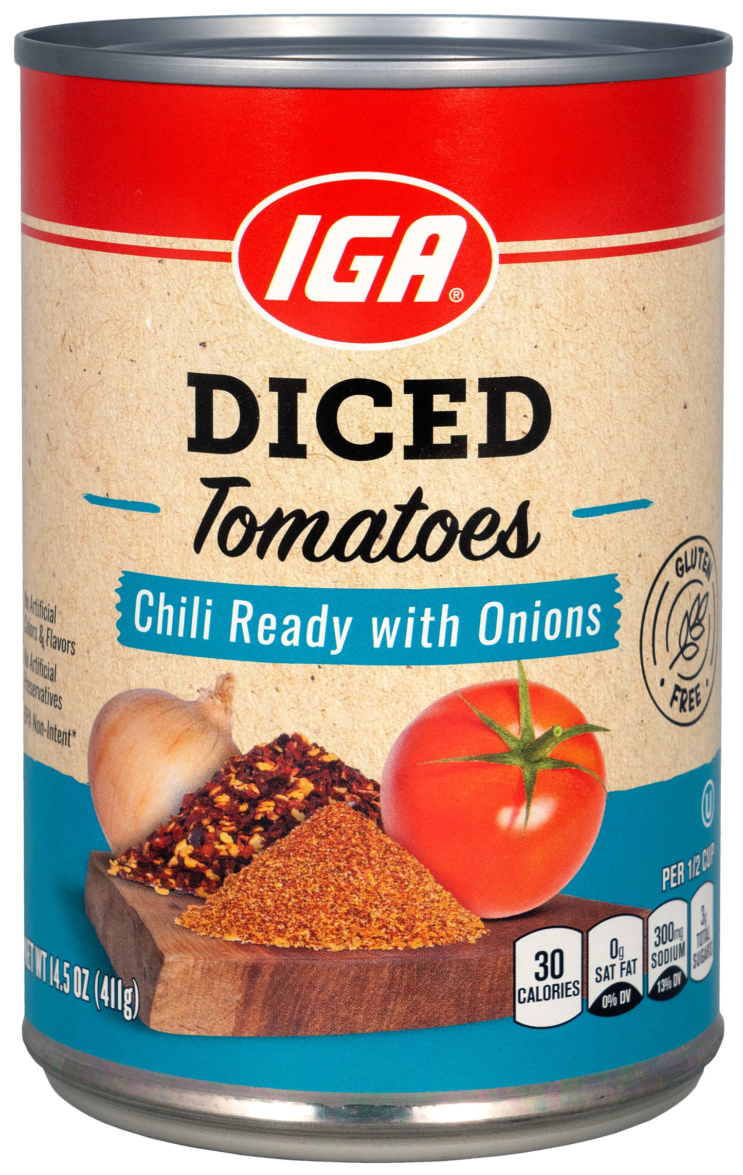 TOMATOES DICED CHILI READY WITH ONIONS 14.5 OZ