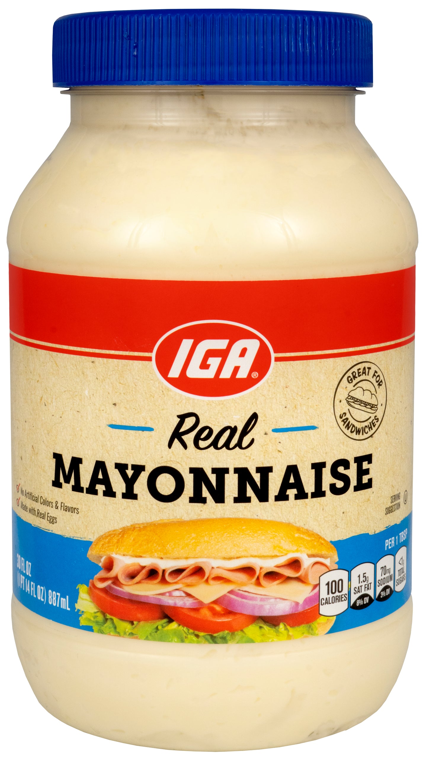 MAYONNAISE REAL 30 OZ