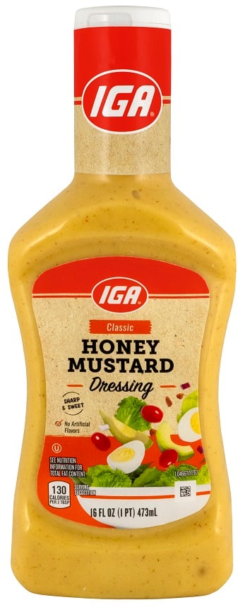 HONEY MUSTARD DRESSING 16 OZ