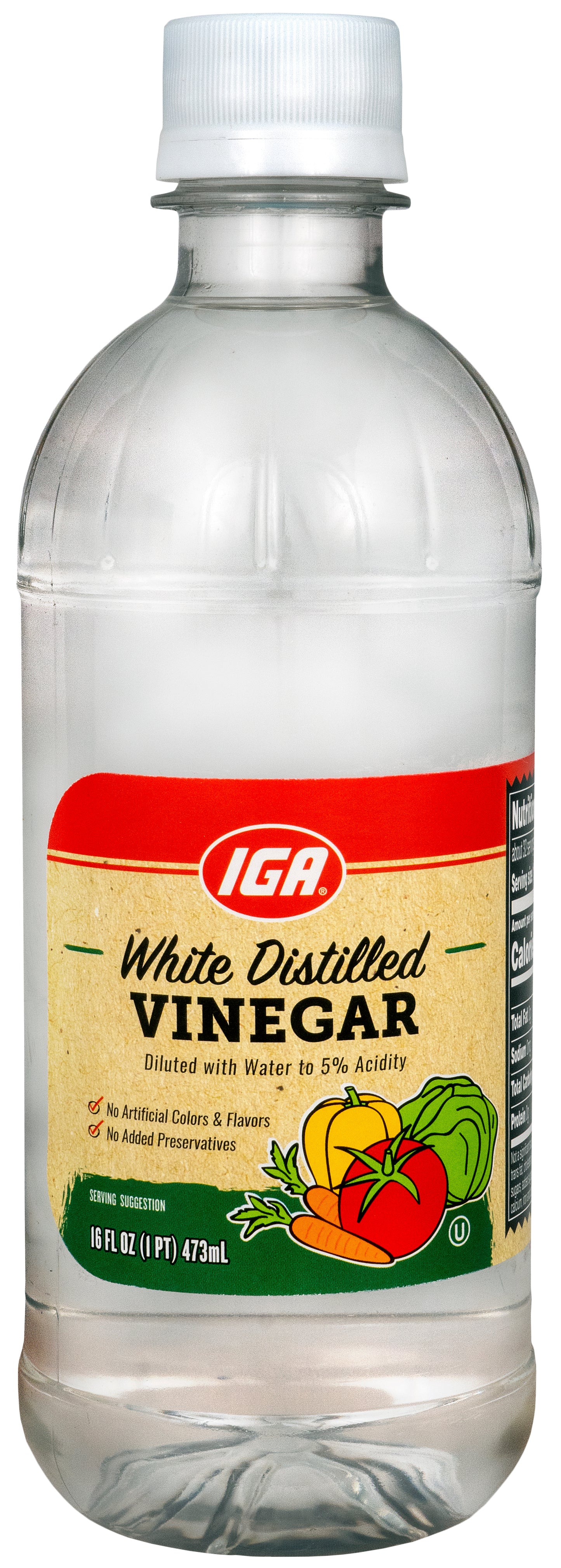 VINEGAR WHITE DISTILLED 5 PERCENT 16 OZ