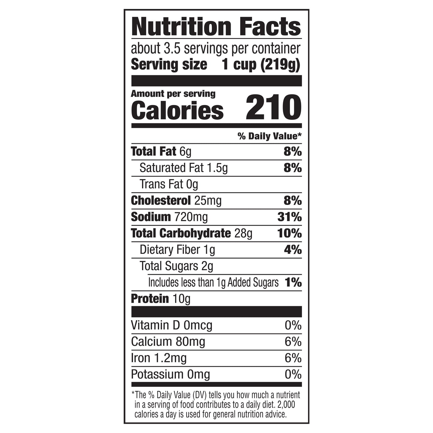 Banquet Family Size Creamy Sauce with Broccoli and Chicken Over Rice, Frozen Meal, 28 OZ