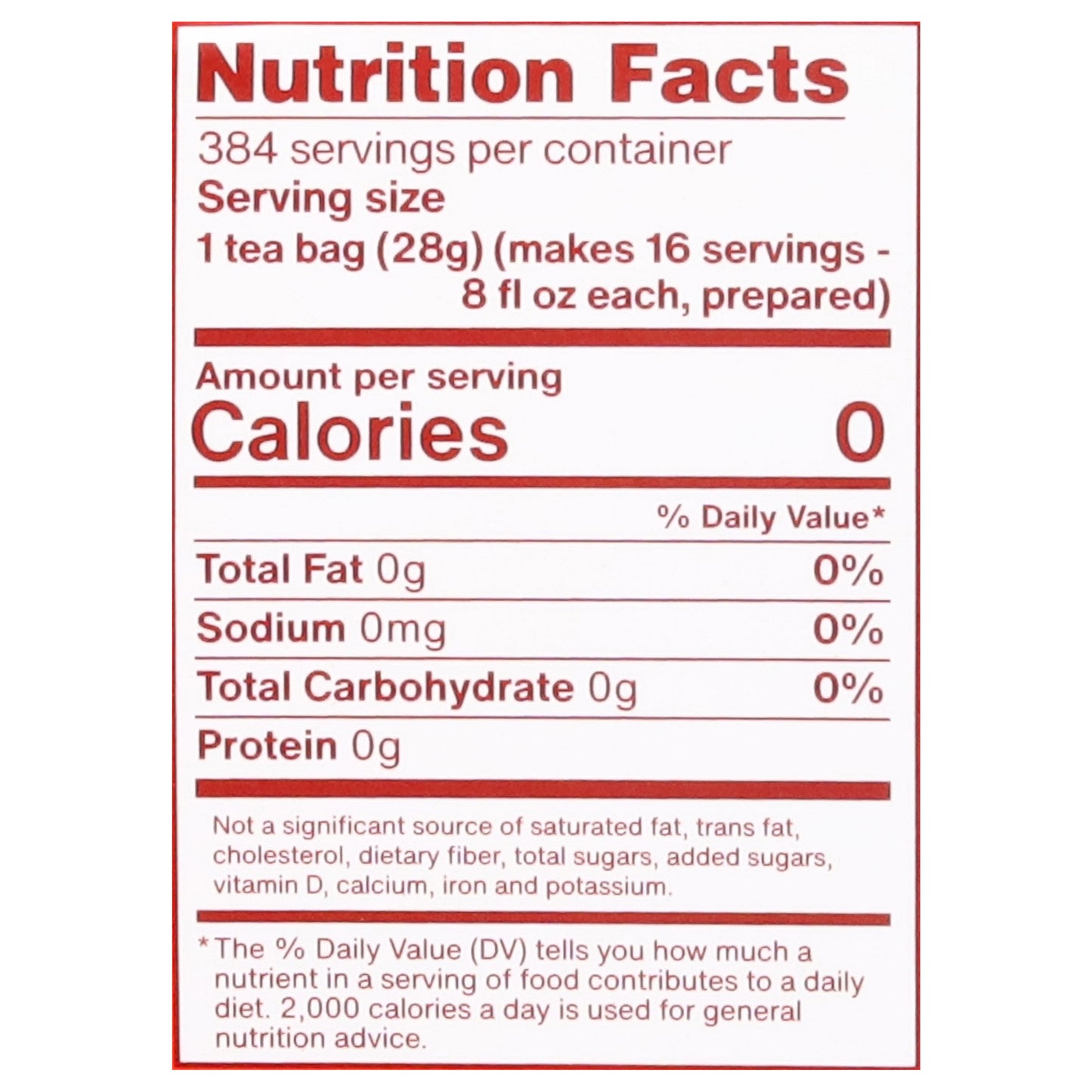 Luzianne Original Iced Tea 24 Tea Bags