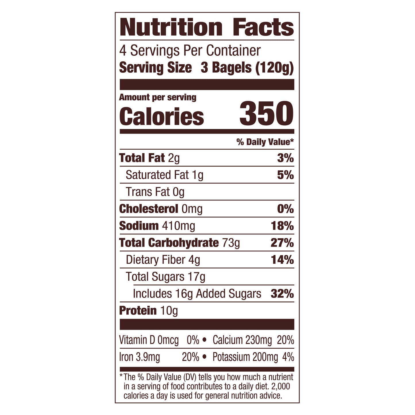 Pepperidge Farm Brown Sugar Cinnamon Bagels Mini 12 ea