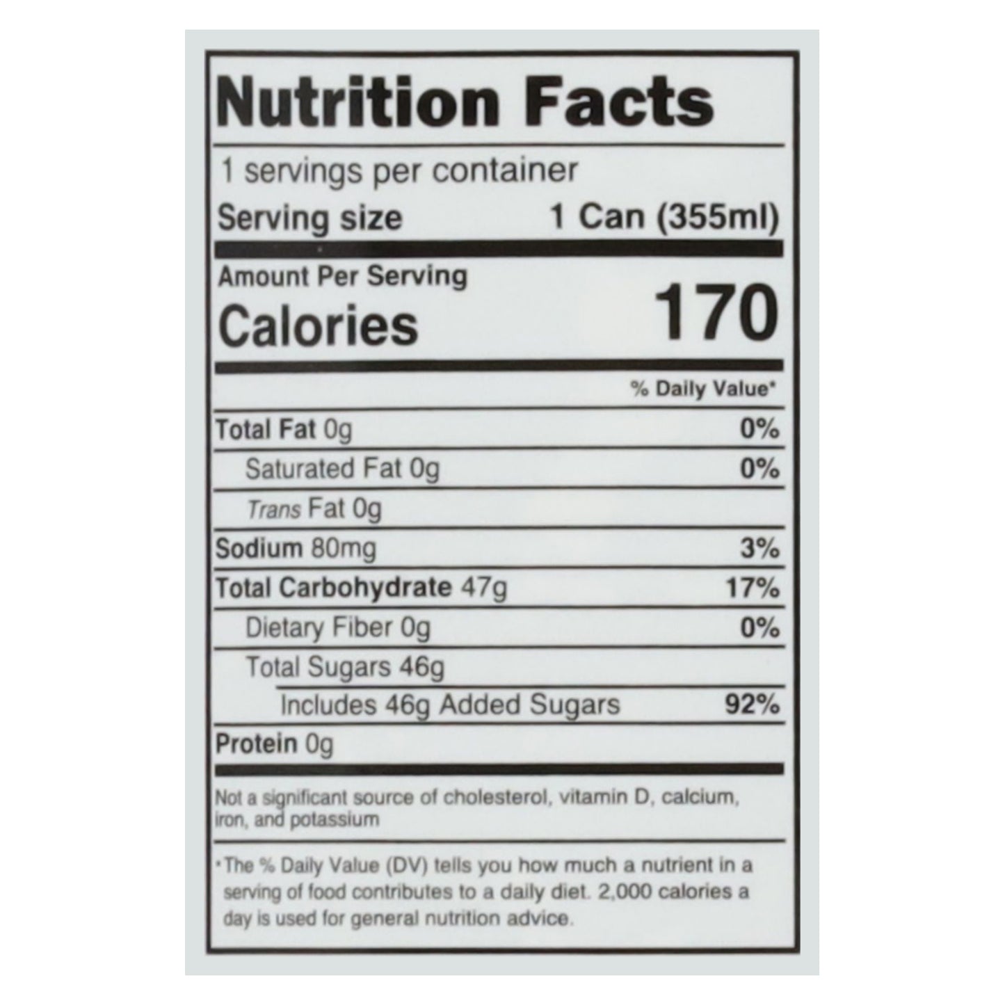 Northern Soda Company Black Cherry Craft Soda 12 fl oz