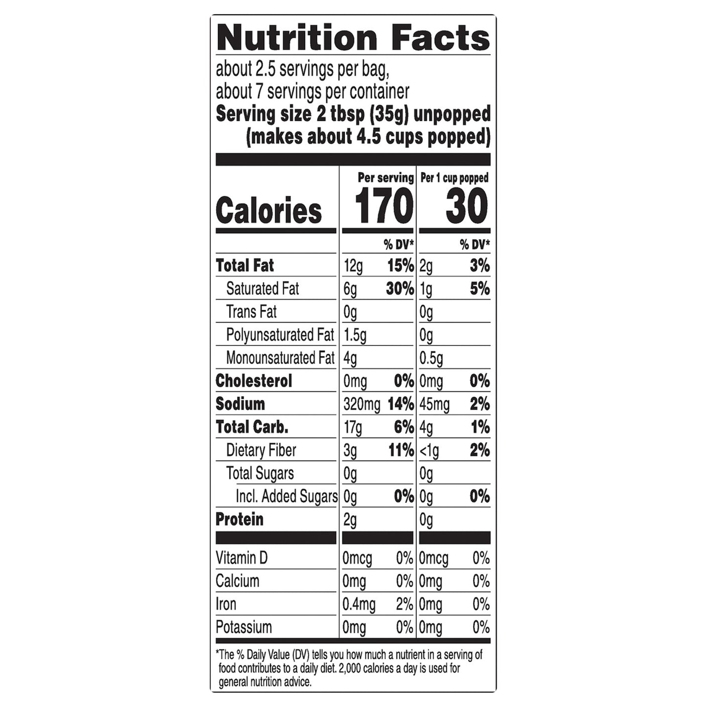 Orville Redenbacher's Butter Popcorn, Classic Bag, 3-Count