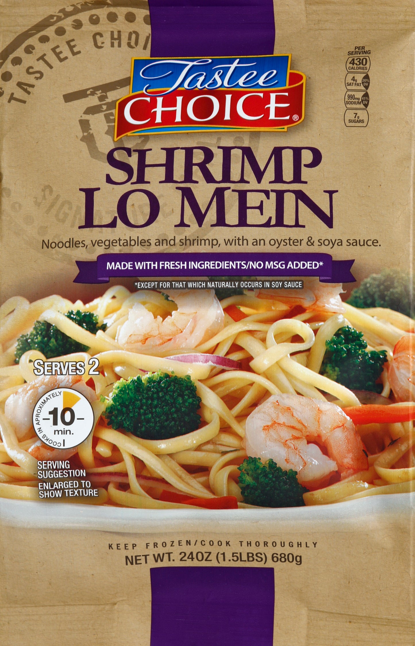 Tastee Choice Shrimp Lo Mein 24 oz