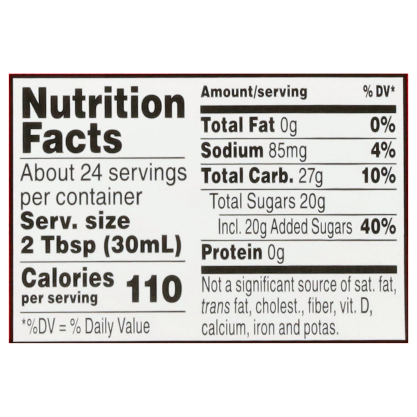 Hungry Jack Butter Syrup 24 fl oz