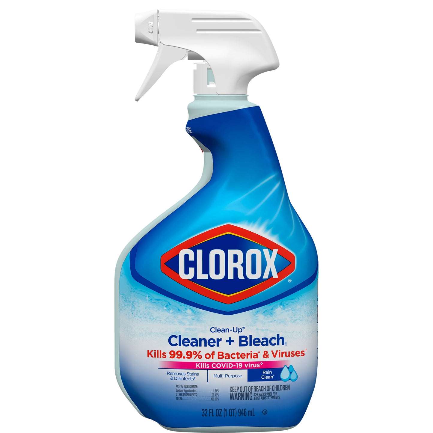 Clorox Clean-Up All Purpose Cleaner Rain Clean with Bleach Spray