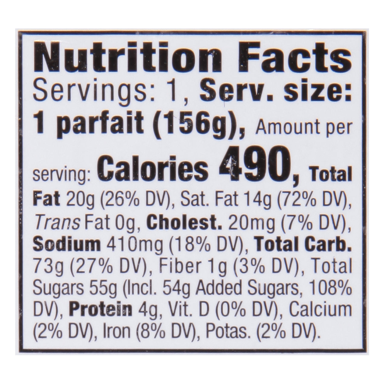 Our Specialty Treat Shop Strawberry Parfait 5.5 oz