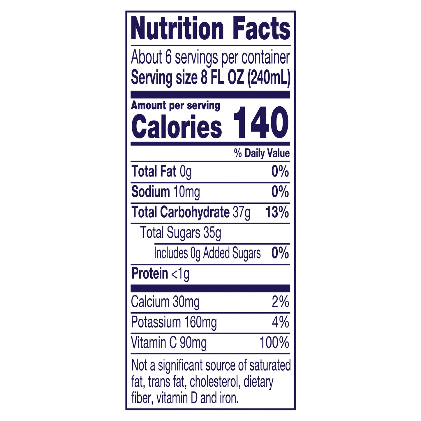 Welch's 100% Grape Juice, Concord Grape, 46 fl oz Bottle