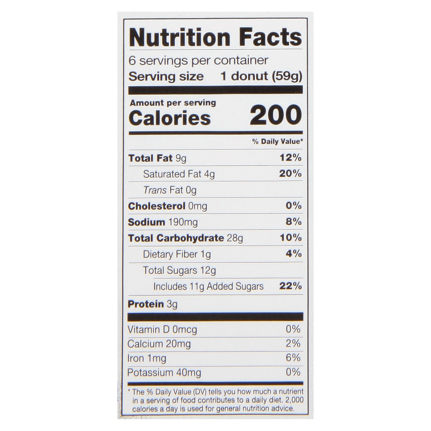 Sabrina's Caramel Custard Crunch Donuts 6 ea