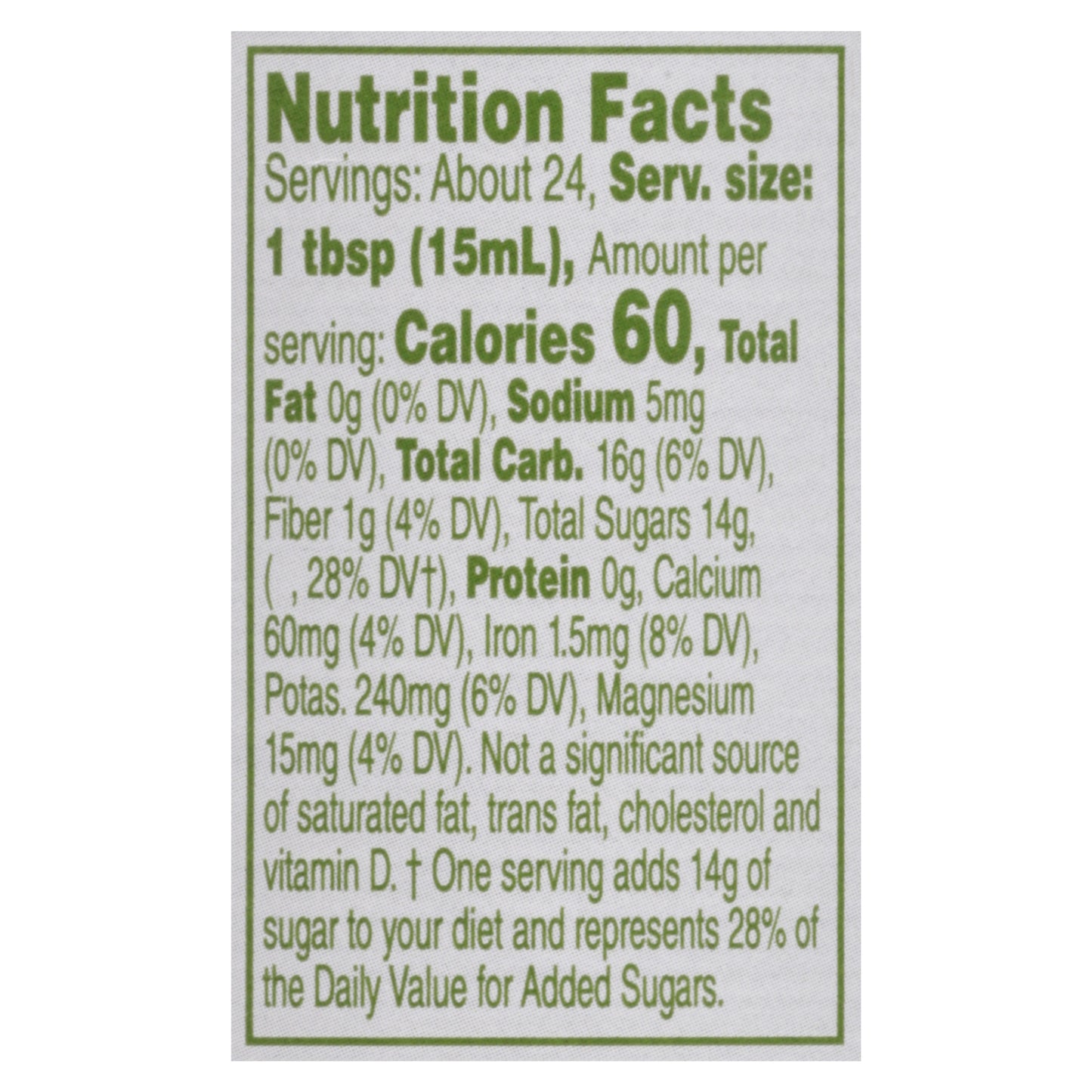 Brer Rabbit Unsulphured Mild Flavor Molasses 12 fl oz