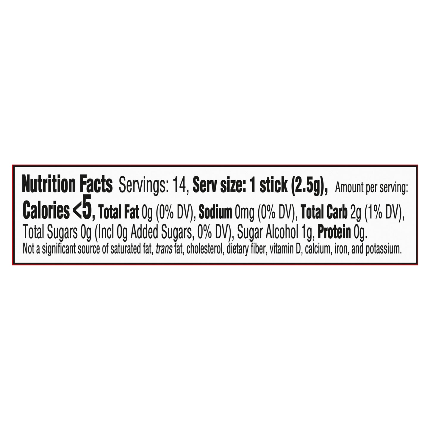 Trident Layers Sugar Free Wild Strawberry + Tangy Citrus Gum 14 ea